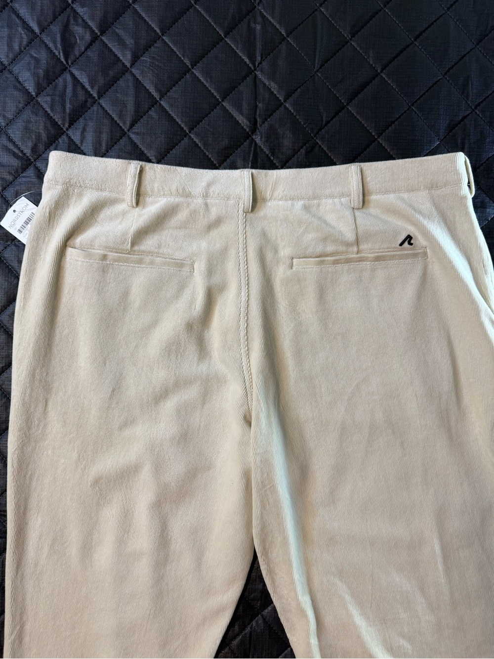 Redvanly Collins Pull-On Corduroy Golf Pants Oat XXL 32” Inseam - Picture 8 of 10